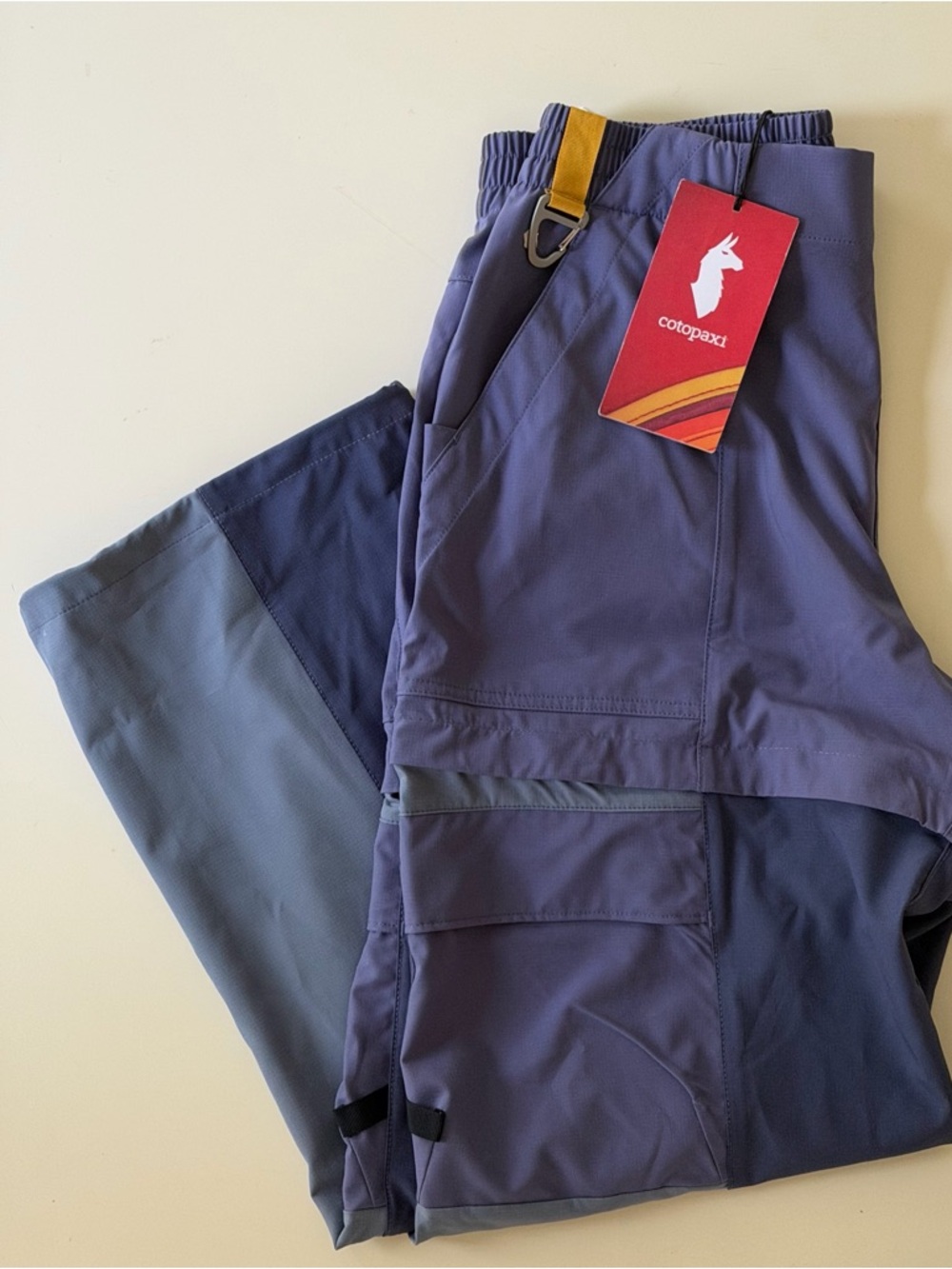 Brand new pair of Cotopaxi Losdos zip-off pants women’s Large